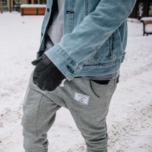 Left & West jogging pant light grey like new - Picture 3 of 8